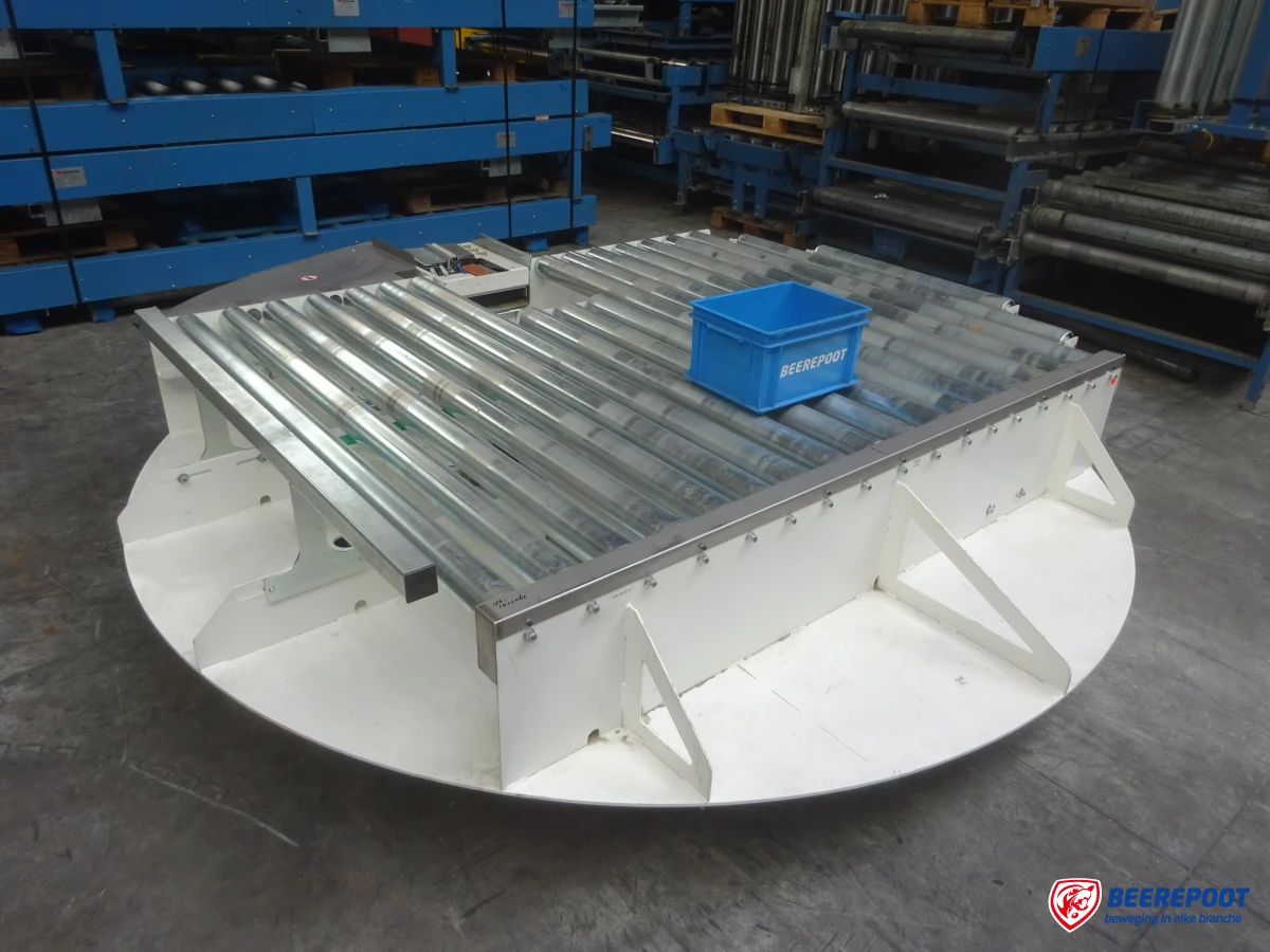 Roterende rollenbaanwissel